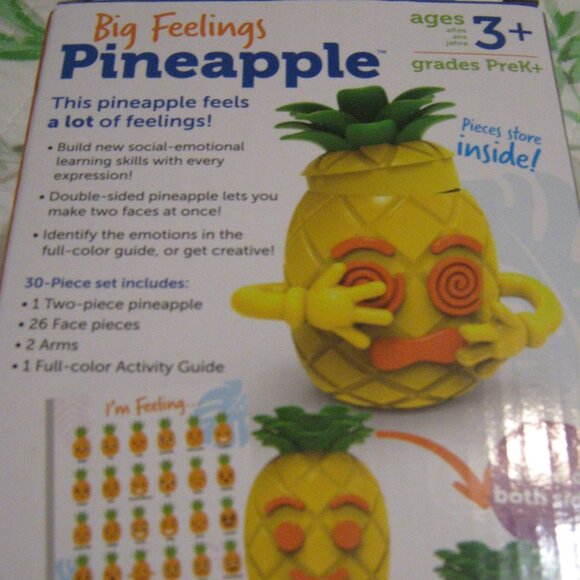NWT Big Feelings Pineapple and Weighted Toy Embarassment Doll - Picture 6 of 9